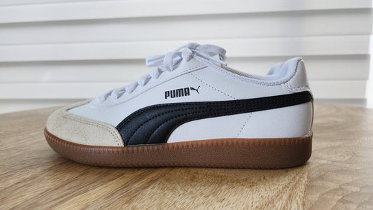 Tenis Puma Blancos con Beige