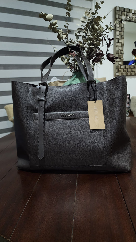 Bolsa Steve Madden Chocolate,  Grande